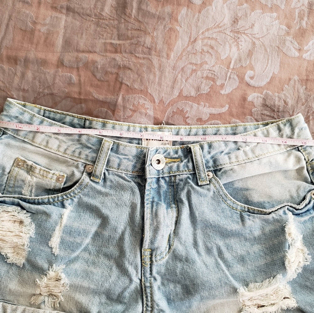 VIVA & PS Jeans Denim Shorts - Picture 3 of 8